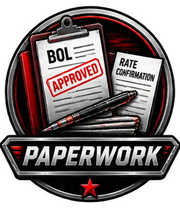 Paperwork and rate confirmations