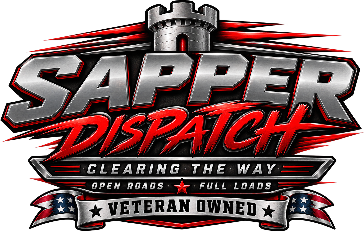 Sapper Dispatch veteran-owned badge